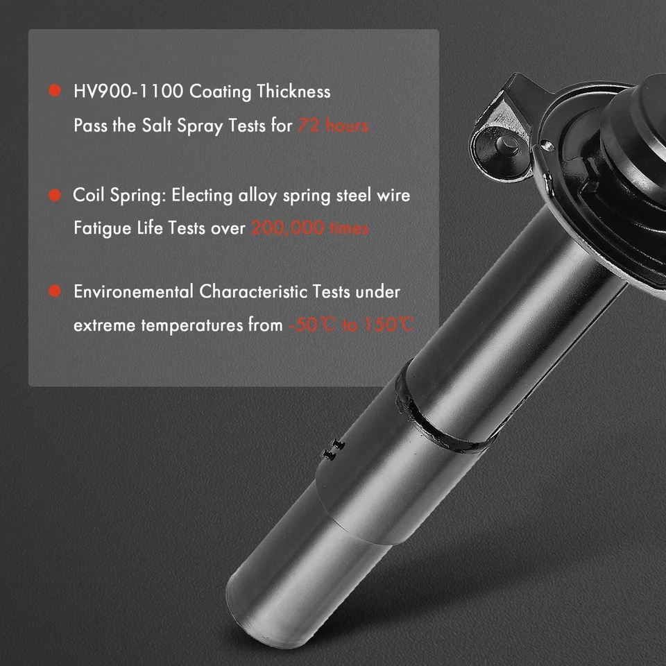 Amortiguador delantero 2 piezas para BMW E65 E66 745i 2002-2005 745Li 750i 750Li 2006-2008 Foto 4 de 4