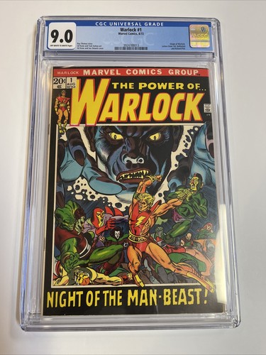 Warlock (1972) # 1 (CGC 8.5 OWTWP) Origin Warlock