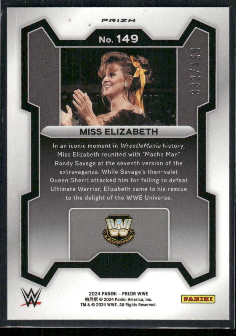 2024 Prizm WWE Miss Elizabeth #149 Pulsar /499 | eBay
