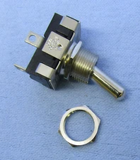 Philmore 30-076 SPST OFF-(ON), Heavy Duty Bat Handle Toggle Switch 20A@125V AC