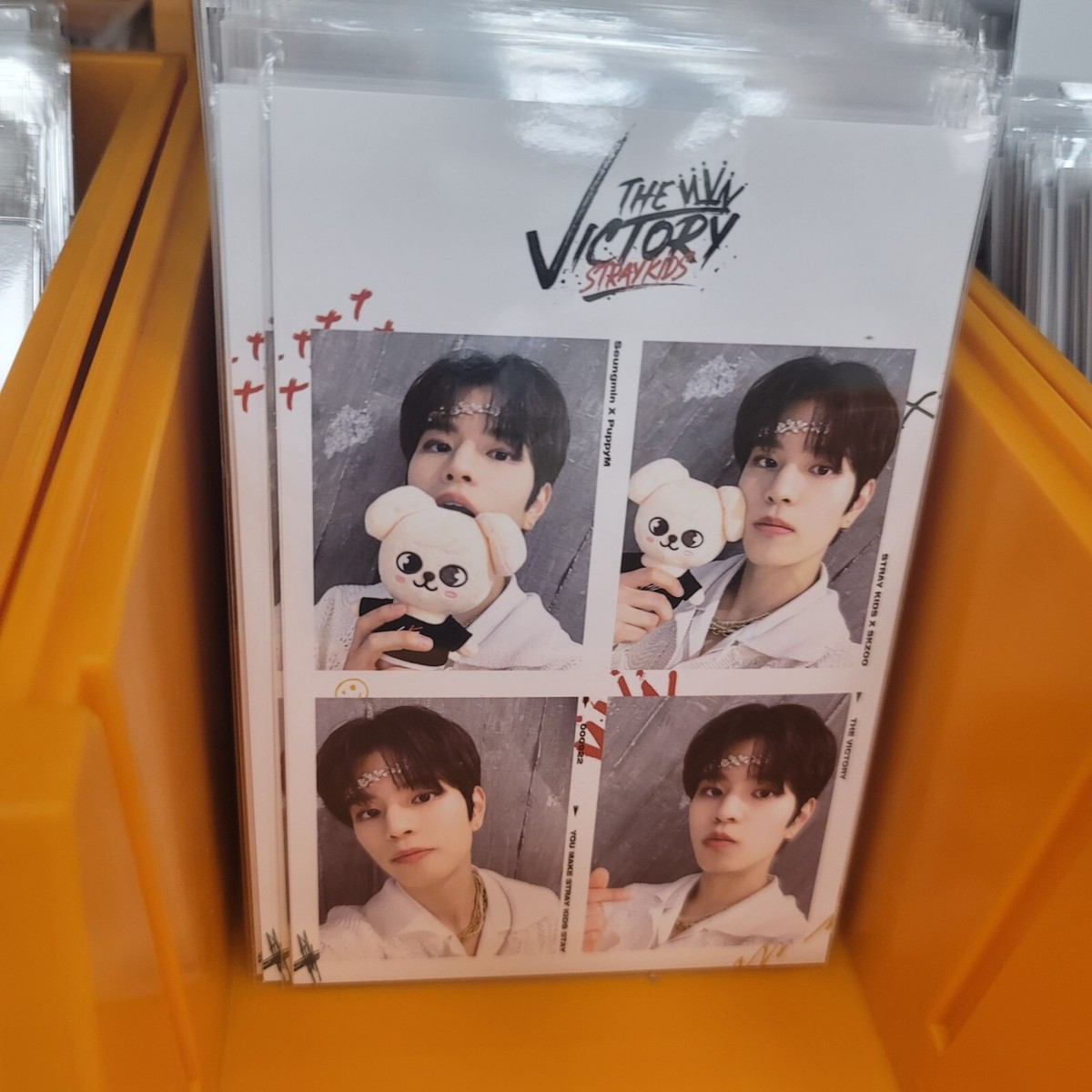 STRAY KIDS x SKZOO 4 cut frame photo POP-UP STORE THE