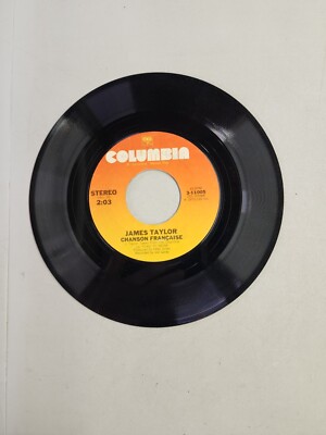 James Taylor - Chanson Francaise - Columbia (45RPM 7'')(AA178) 