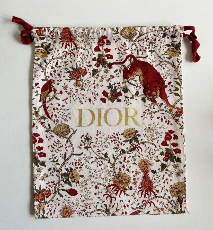 Sac fourre tout Christian Dior motif tigre modèle 2023 nouveauté 13 pouces x 14 pouces du JAPON