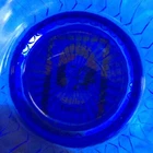 Cobalt Blue Macbeth-Evans Petite Condiment Bowl - Plate with Shirley Temple Pic