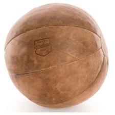 ARTZT Vintage Series Medizinball aus Leder, 5 kg