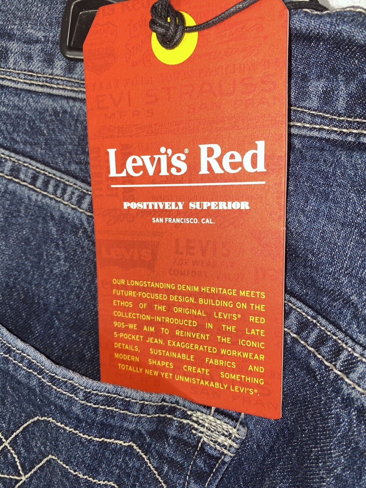 Levi's Red x Positively Superior 502 28x32 Taper Japan ORGANIC 