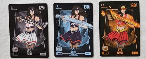 Bo Jackson Battle Arena- C.C. Steel Ice Fire Base Set (Catlin Clark) RC