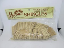 Houseworks 1/2th scale Model Tapered Roofing Shingles bag of 100