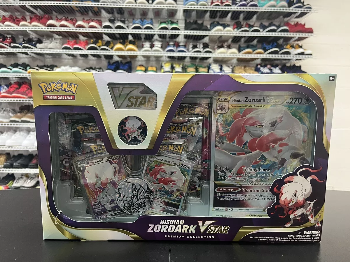  POKÉMON TCG: HISUIAN ZOROARK VSTAR Premium Collection : Toys &  Games