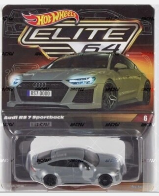 Hot Wheels Collectors Elite 64 Series 2021 Audi RS 7 Sportback Gray NIP 