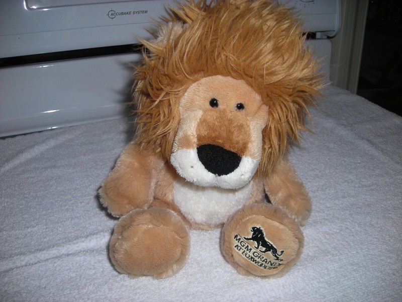 GUND MGM Grand at Foxwoods Souvenir Lion