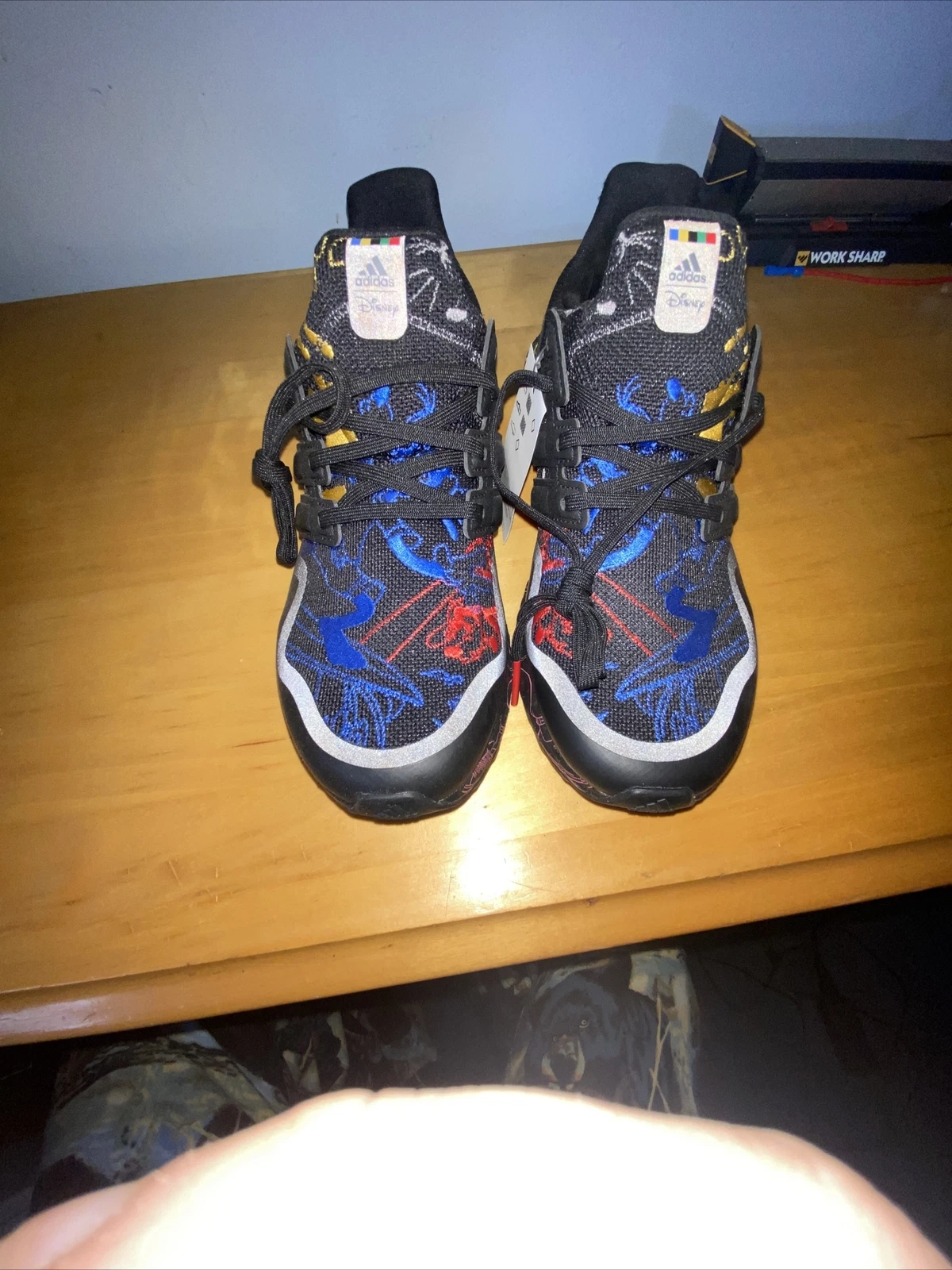 Sneaker atletica Adidas Ultraboost Disney J taglia 6 5 bambini scarpe da corsa nere