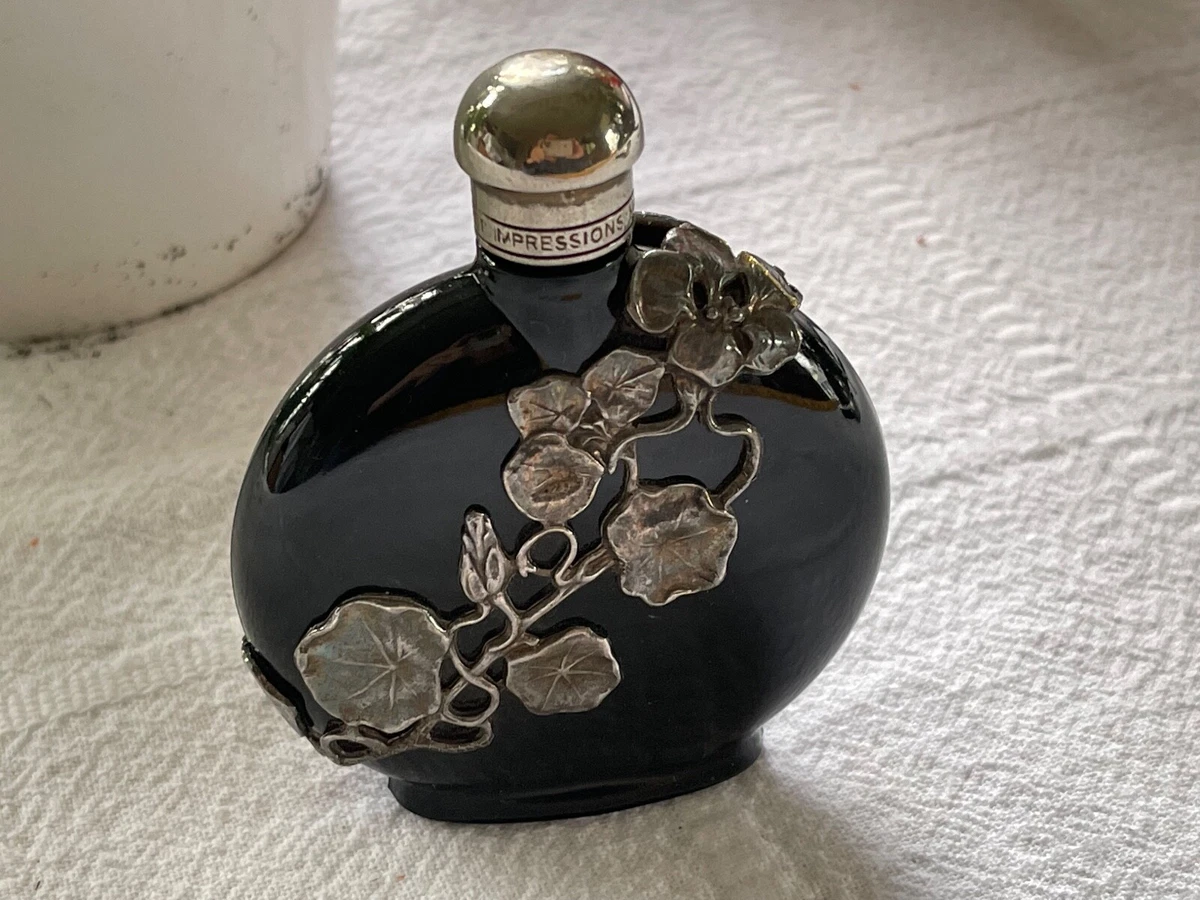 black and silver perfume
