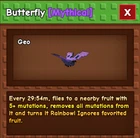 Butterfly | Grow a Garden | G a G | Roblox | Digital Delivery Only