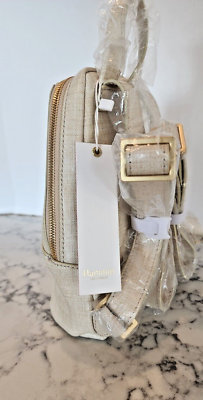 HAMMITT HUNTER-2 Small Semolina Cream Brushed Gold BACKPACK  display picture 3