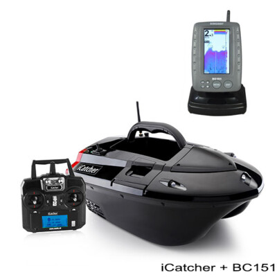 BearCreeks iCatcher Carp Fishing Bait Boat Futterboot Bateau amorceur Combo Set