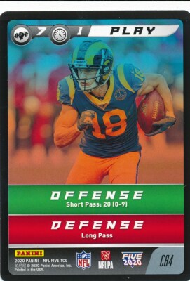 C84 COOPER KUPP 2020 Panini Five Football TCG PLAY RAMS
