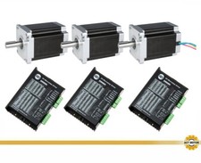 Motore passo-passo 3 assi Nema34 motore passo-passo 1132 oz-in 12,7 mm 5A 114 mm kit per CNC