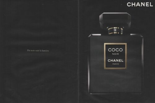 Publicité papier - advertising paper - Coco Noir  de Chanel 2 pages - Photo 1 sur 1