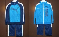 Puma Boys Track Suit Outfit Long Sleeve Pants Size 4 or 5 NWT