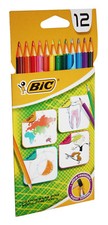 12 x Buntstifte von BIC zum zeichnen & malen von Skizzen, Bilder & Mandala-neu