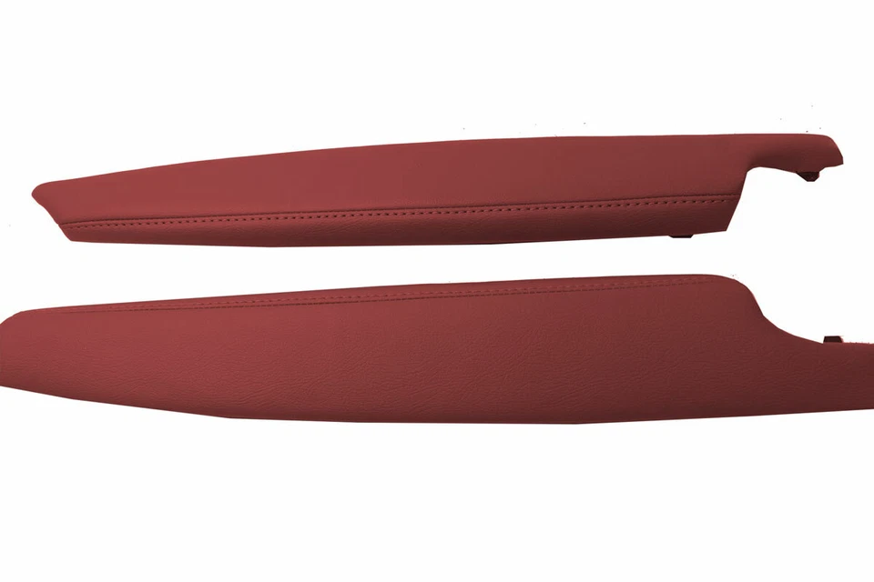Door Armrest PVC Leather Cover for Subaru BRZ Scion GRS Toyota GT86 13-20 Red - Image 4 of 4