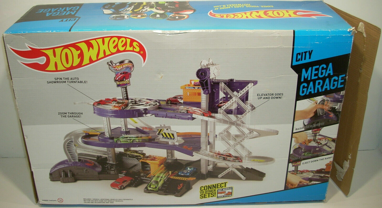 MATTEL Méga garage Hot Wheels City pas cher 