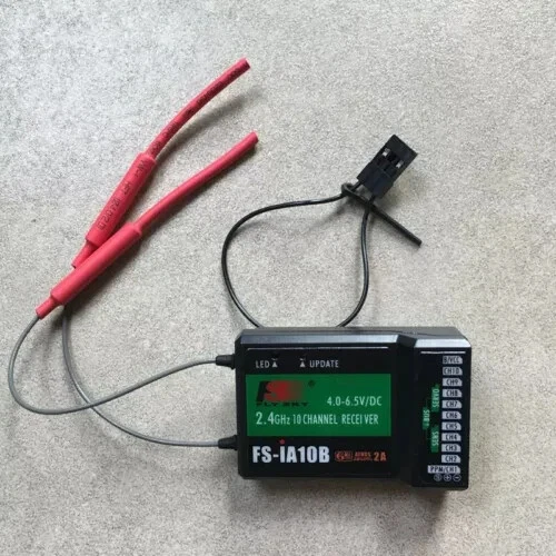 FS-i6X 2.4GHz 10CH RC Transmitter W/ FS-iA10B Receiver for RC Drone Airplane - Image 3 of 3