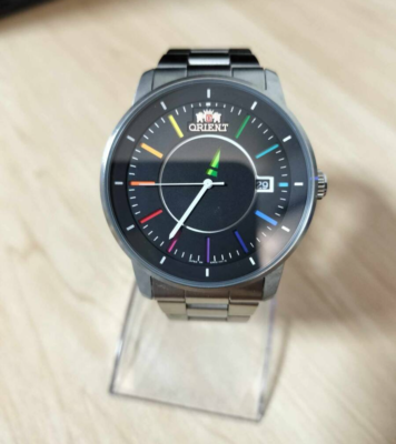 【希少・廃盤】ORIENT ER02-C8-B レインボーディスク ORIENT Rainbow Back Dial ER02-C8-B Automatic Mens Watch Skeleton