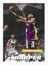 2000-01 Fleer Ultra Ron Harper Los Angeles Lakers Basketball Card #199
