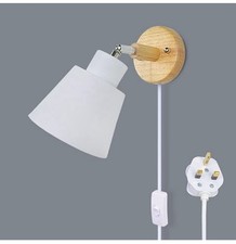 Wall Lights with Plug in Cord and On Off Toggle Switch Living Room Indoor Light