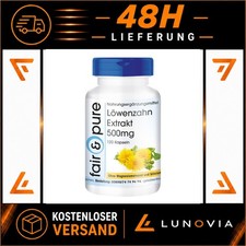 Fair & Pure Löwenzahn Extrakt 10000mg 120 Kapseln vegan