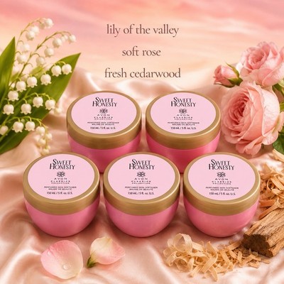 5 Avon Classics Sweet Honesty Perfumed Skin Softener Cream 5 oz Jars NEW Sealed