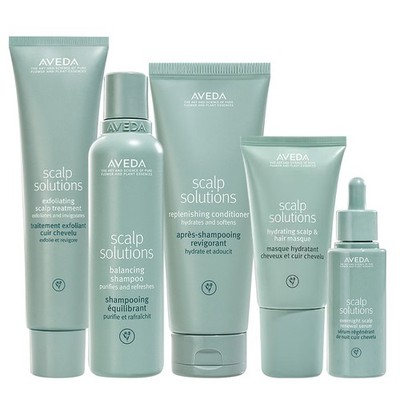 Aveda Scalp Solutions Exfoliating Scalp Treatment 150ml Shampoo 200ml Conditione