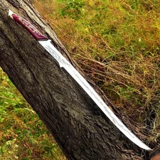 Custom Handmade Carbon Steel Blade Viking Sword | Hunting Sword Camping