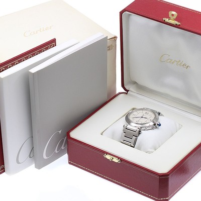 CARTIER Pasha 42MM W31072M7 beige Dial Automatic Men display picture 1