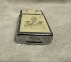 Vintage 1987 Zippo Lighter Scrimshaw Sailing Ship Whaling Scene F III - Sparks — photo 4