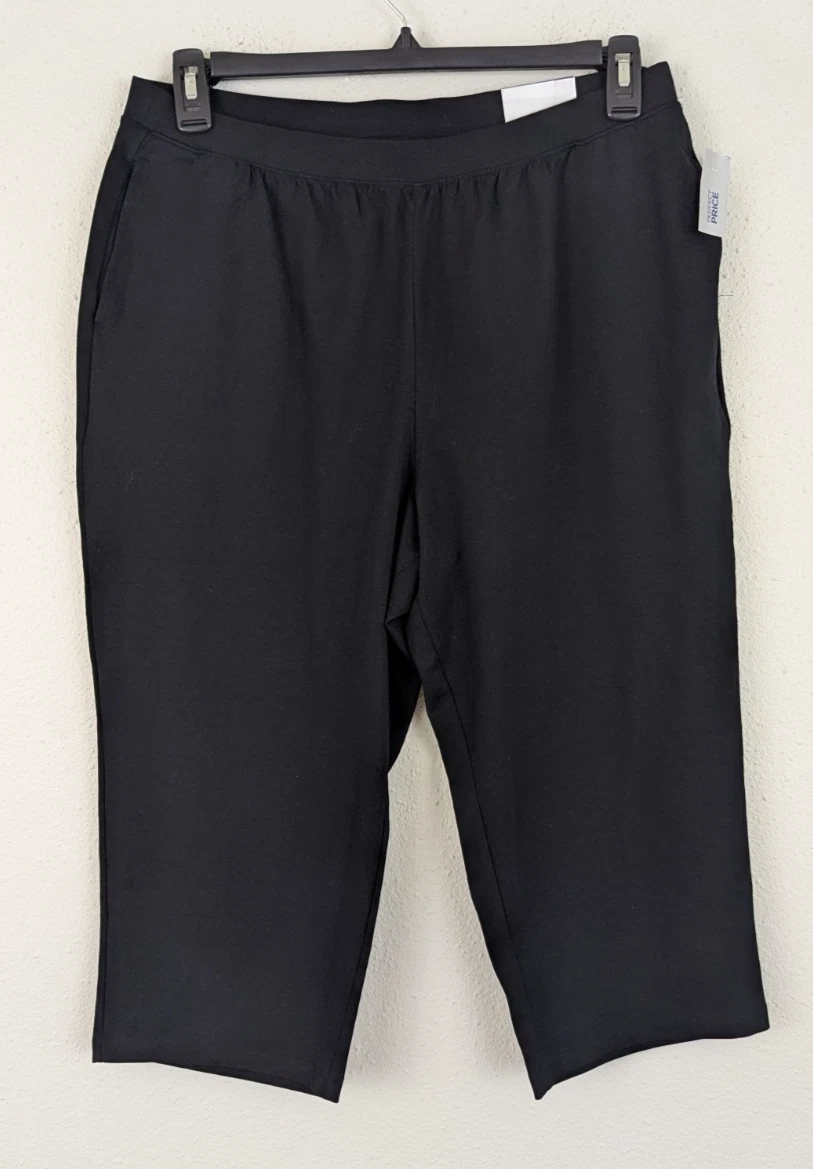 New Catherines Suprema Collection Capri Pants knit black sz OXWP 14/16 4243
Opens in a new window or