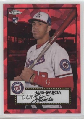2021 Chrome Platinum Anniversary Red Atomic Refractor 47/100 Luis Garcia #9 0s9t