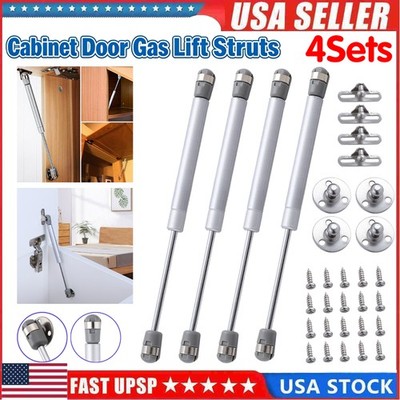 4Pcs Cabinet Door Gas Lift Struts,Hydraulic Shock Prop for Kitchen Cupboard Door