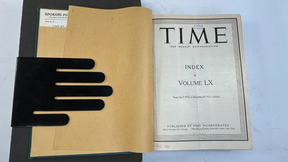 Bound Magazine: Time: July to September 1952 - Image 2 of 4