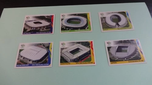 6 images GERMANY 2006 - WORLD CUP - STADIUMS - LOT 1