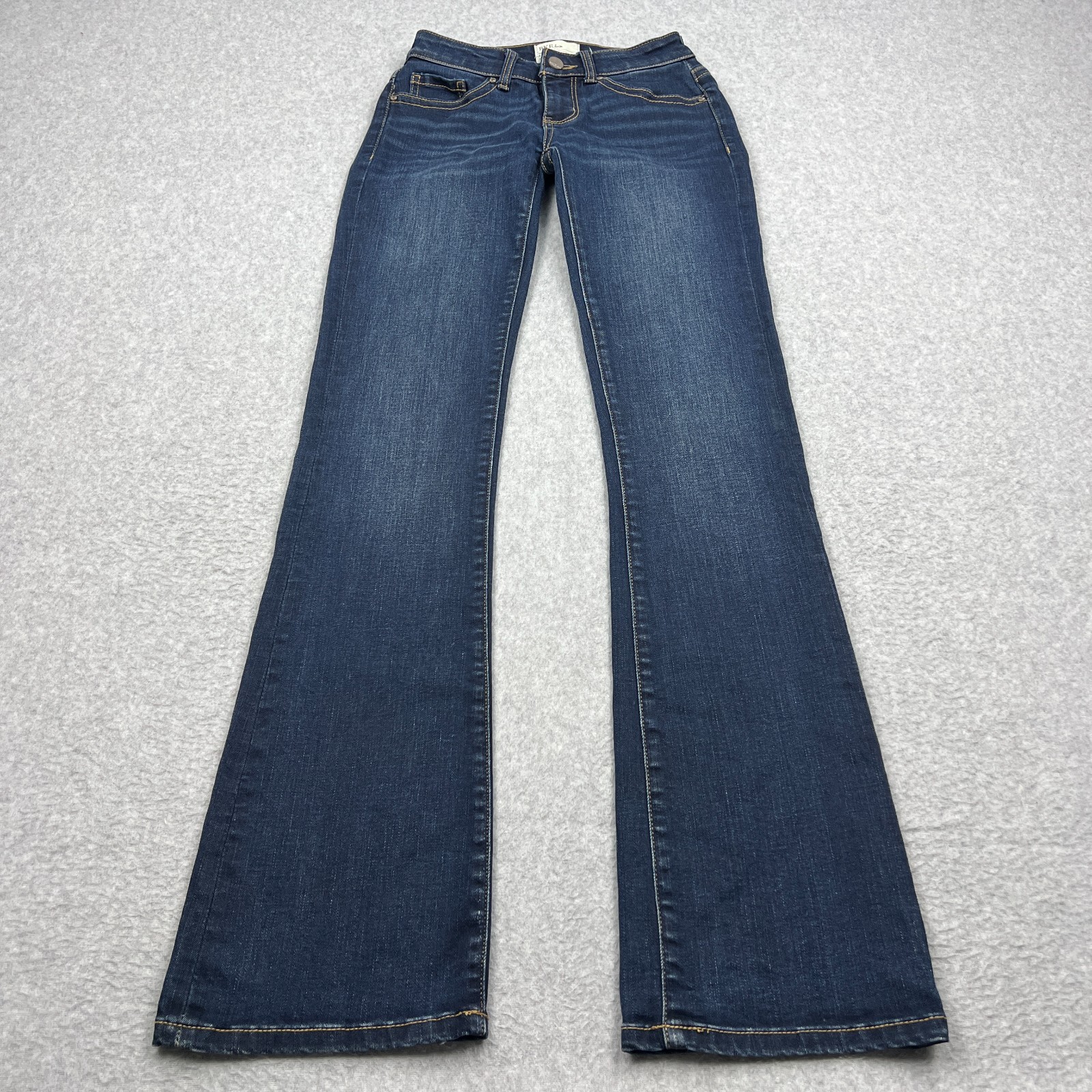 BKE Denim Stella Bootcut Jeans Women's 24x33.5 Blue Dark Wash Low Rise Cowgirl