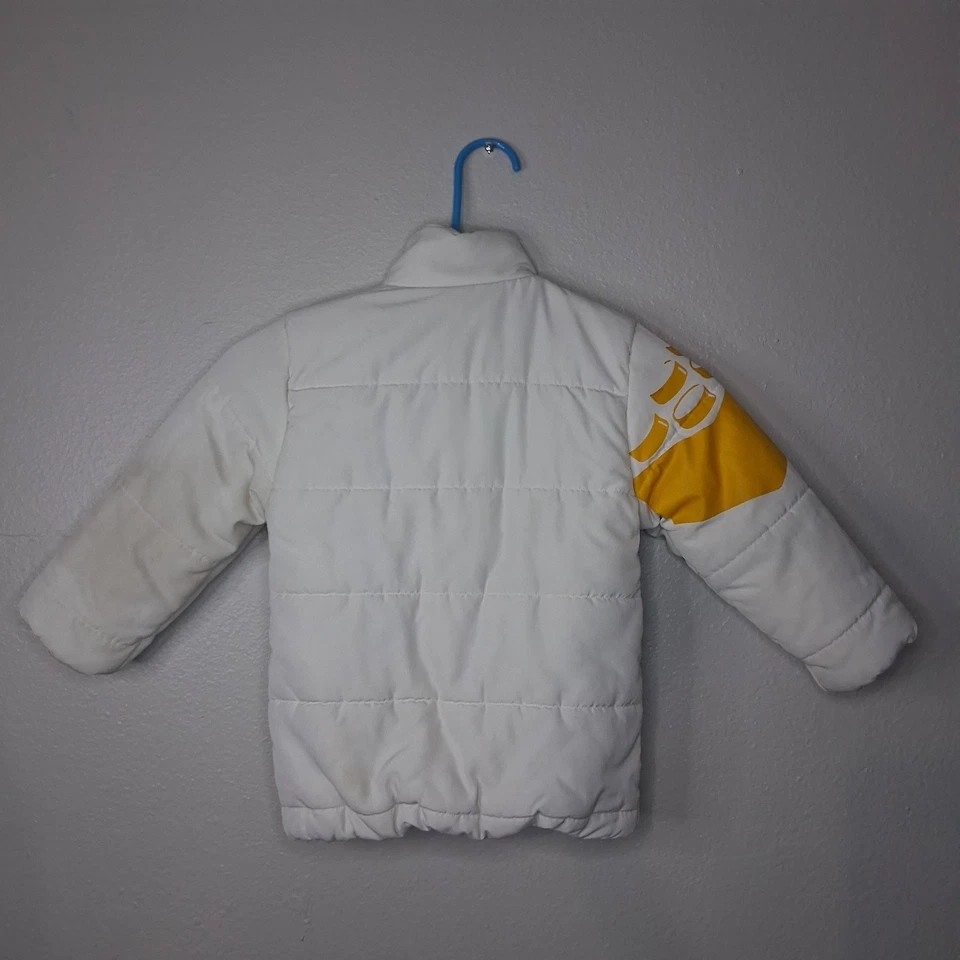 阿迪达斯 X 经典乐高冬季加厚夹克白色 HM2231 儿童尺寸 3T 阅读 — 第 2/4 张图片
