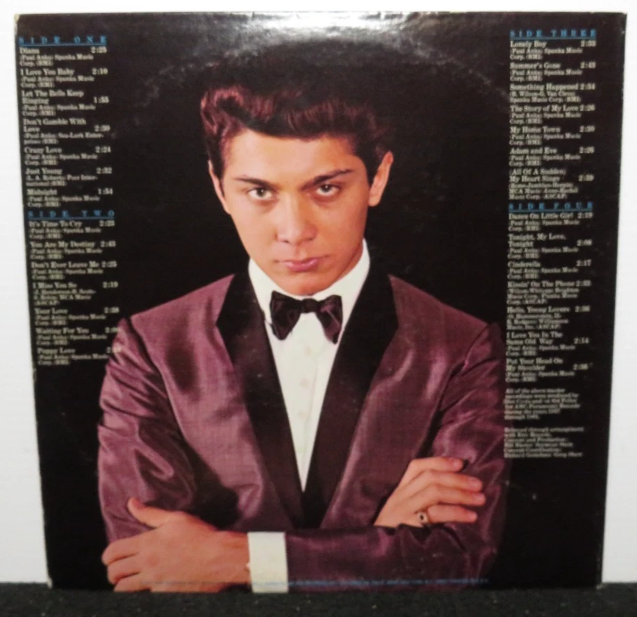 PAUL ANKA GOLD (NM) SASH-3704-2 LP VINYL RECORD - Image 3 of 4