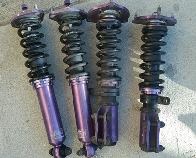 D2 Racing RS Coilovers 00-04 VOLVO S40 V40 36 WAY ADJUSTABLE PURPLE