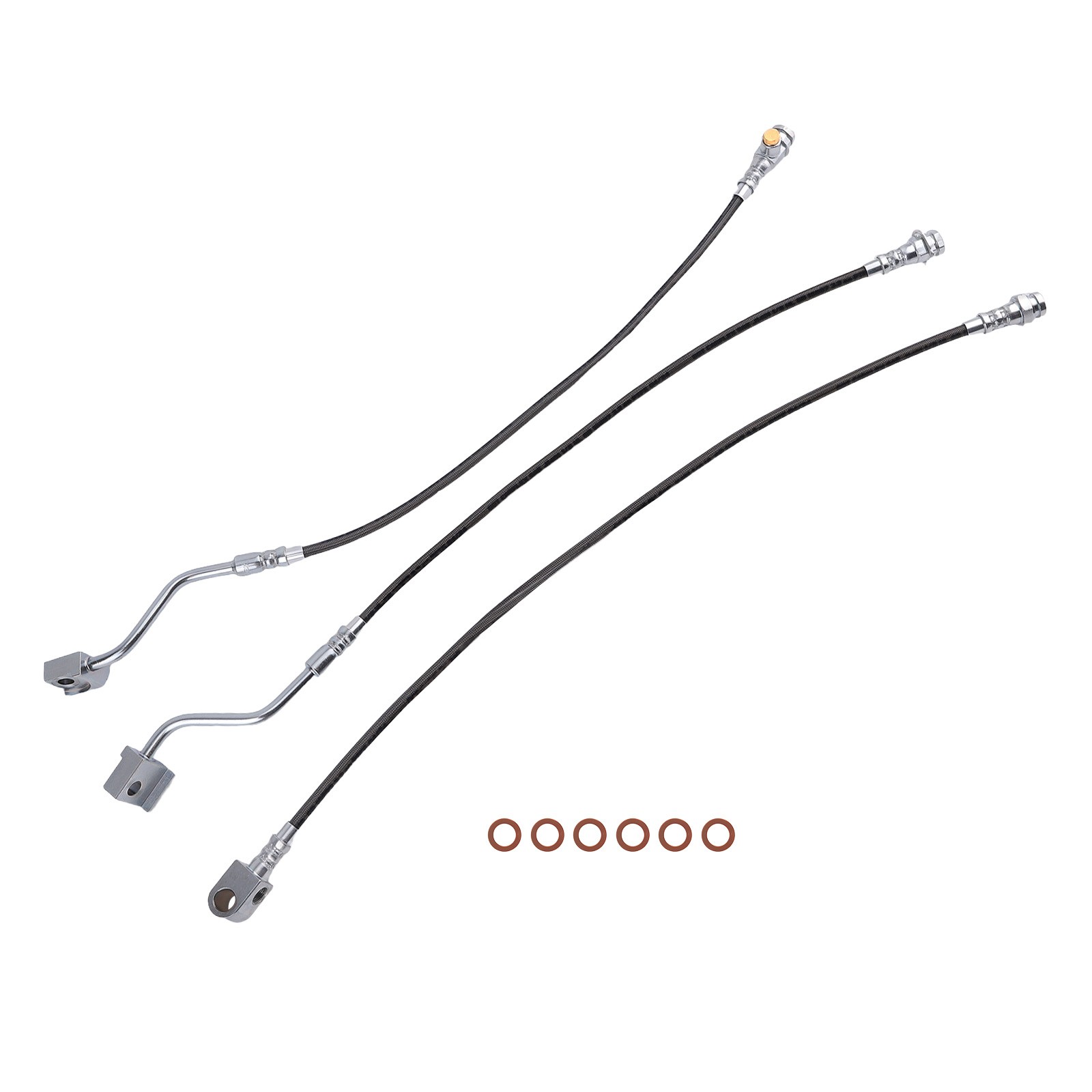 Complete Brake Line Kit for Ford F150 Bronco 1980-1996 4"-6" Lift Front Rear
