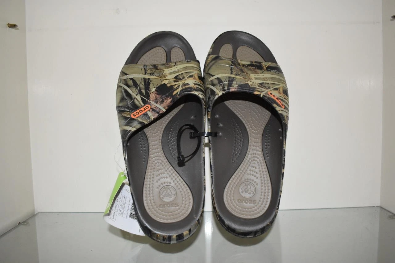 Crocs MODI 2.0 Realtree Max-4 Camo Slide Sandals 16258-282-700 NWT