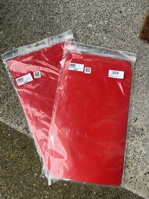 Sparco 03791RS Universal Mud Flaps Guards (Red 11''x18.5'') 1 Pair