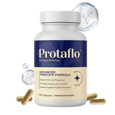 New Enclave BioActives Protaflo Prostate Formula 60 Capsules D3 Zinc Exp 2027